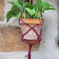 JUNE - Suspension plante Bordeaux / Gris