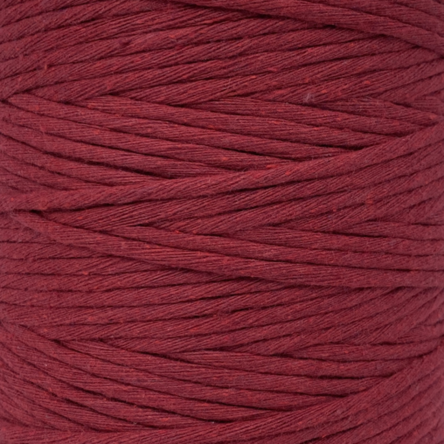 Bobine coton peigné macramé 500 g - Rouge cerise